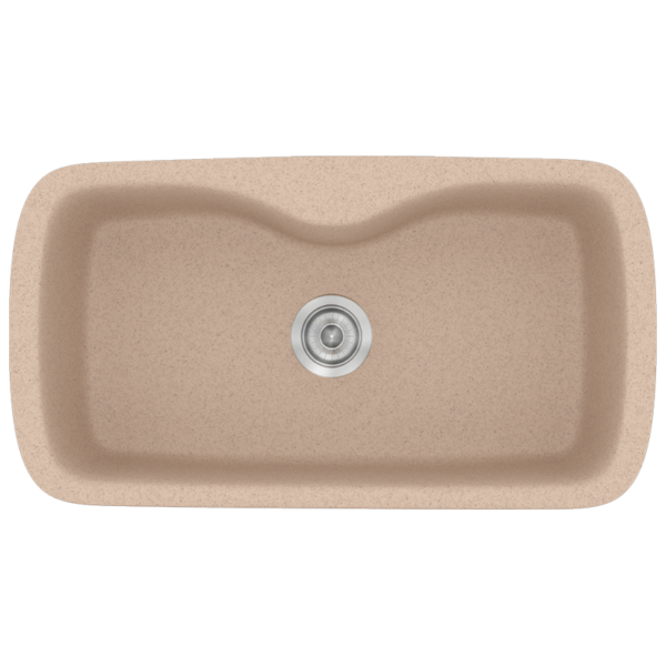 Sanitec Classic 321 - Νεροχύτης ένθετος συνθετικός 83x51 Granite Sand