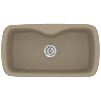 Sanitec Classic 321 - Νεροχύτης ένθετος συνθετικός 83x51 Granite Taupe