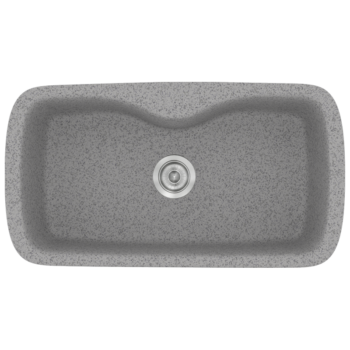 Sanitec Classic 321 - Νεροχύτης ένθετος συνθετικός 83x51 Granite Grey