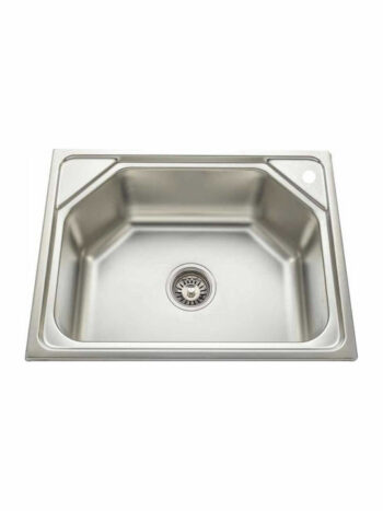 Gloria Levante Ένθετος Νεροχύτης Inox Σατινέ Ασημί