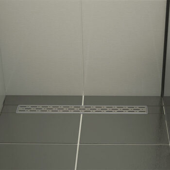 MaxiFlow Line Standard - Κανάλι δαπέδου PVC 50cm Chrome Dol - Image 2