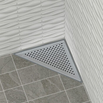 MaxiFlow LINE STANDARD- Σιφώνι δαπέδου PVC γωνιακό 240x240x330/Ø50mm