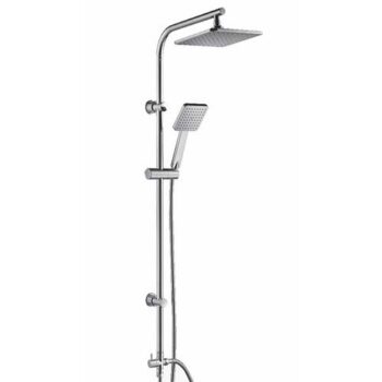 Teorema T-One Quadra- Στήλη Ντουζ χωρίς Μπαταρία 105 cm Chrome