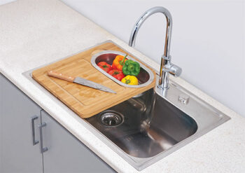 KL Sinks - Ένθετος Νεροχύτης ανοξείδωτος 78x51cm Inox Σατινέ (λείος) - Image 2