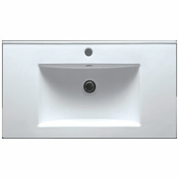 KLP Piccolo - Νιπτήρας Πορσελάνης ένθετος 91x46x18 cm White