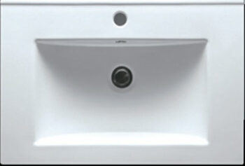 KLP Piccolo - Νιπτήρας Πορσελάνης ένθετος 60x46x18 cm White