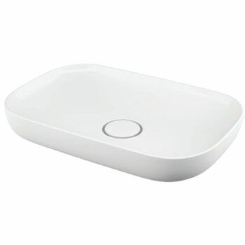 Lapino Premium - Νιπτήρας Πορσελάνης επικαθήμενος 90x40x13cm cm White