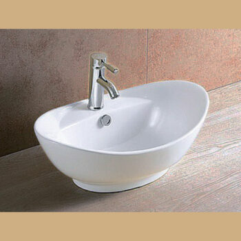KLP Royal - Νιπτήρας Πορσελάνης επικαθήμενος 59x40x22cm White