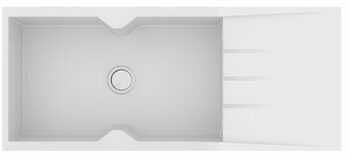 Crown Quadra Q16 - Ένθετος Νεροχύτης από γρανίτη 116x50cm Sabbia - Image 3