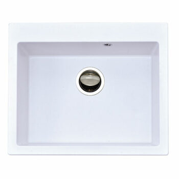 Crown Quadra Q60 - Ένθετος Νεροχύτης από γρανίτη 60x50cm Sabbia
