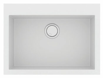 Crown Quadra Q70 - Ένθετος Νεροχύτης από γρανίτη 70x50cm Cappuccino (μπεζ)