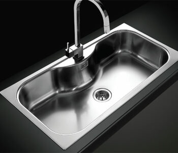 Foster Uragano - Ένθετος Νεροχύτης ανοξείδωτος 97x50cm Inox Σατινέ (λείος) - Image 2