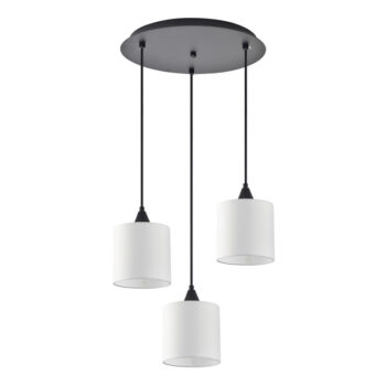 Home Lighting - Φωτιστικό οροφής ADEPT PENDANT White Shade Τρίφωτο