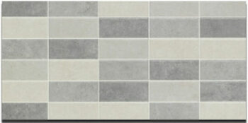 Κολοσσός Esenza Mosaico Perla - Πλακάκι τοίχου μπάνιου 25x50 Matt, Ανάγλυφο - Image 3