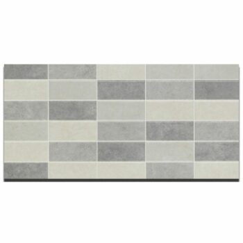 Κολοσσός Esenza Mosaico Perla - Πλακάκι τοίχου μπάνιου 25x50 Matt, Ανάγλυφο