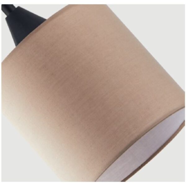 Home Lighting - Φωτιστικό οροφής ADEPT FLEX White, Grey, Brown Fabric Shade Pendant Πολύφωτο -1