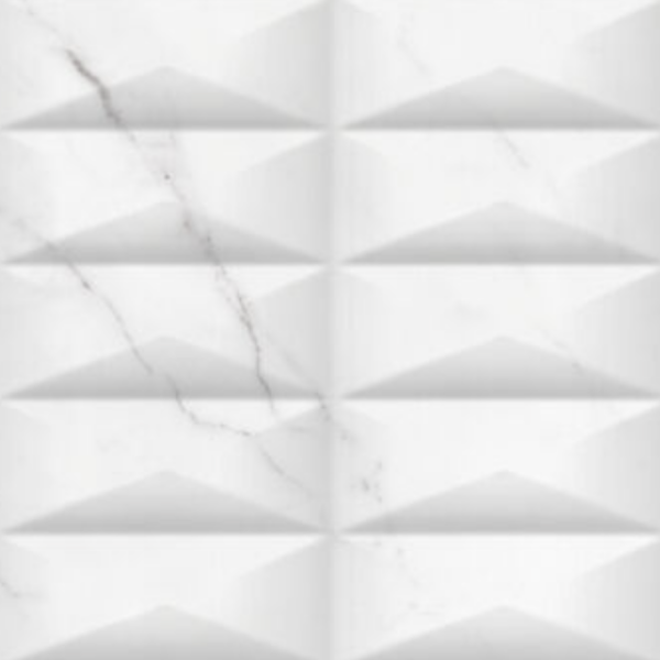 Πλακάκι - Anima Pyramid White Brillo 30x90 Rc