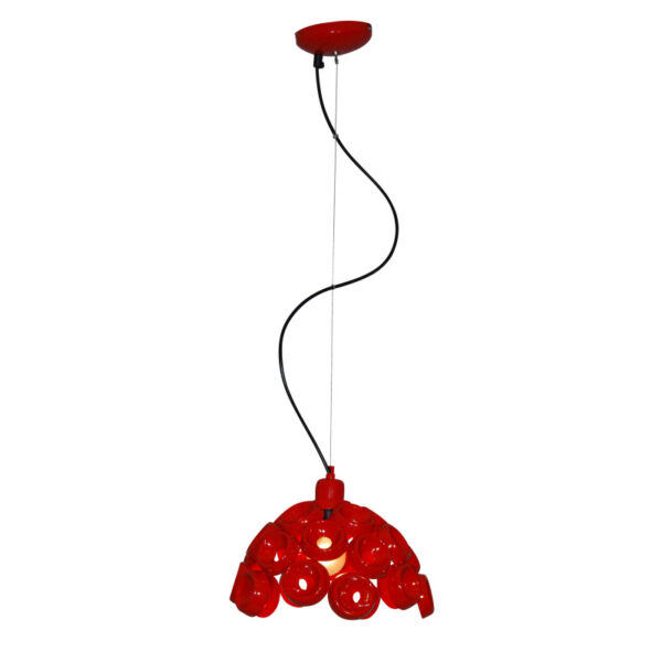Home Lighting - Φωτιστικό οροφής DARINA RED PENDANT Φ28 Μονόφωτο