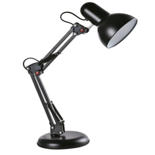 Home Lighting - Φωτιστικό Επιτραπέζιο CLARK BLACK TABLE LAMP Μονόφωτο