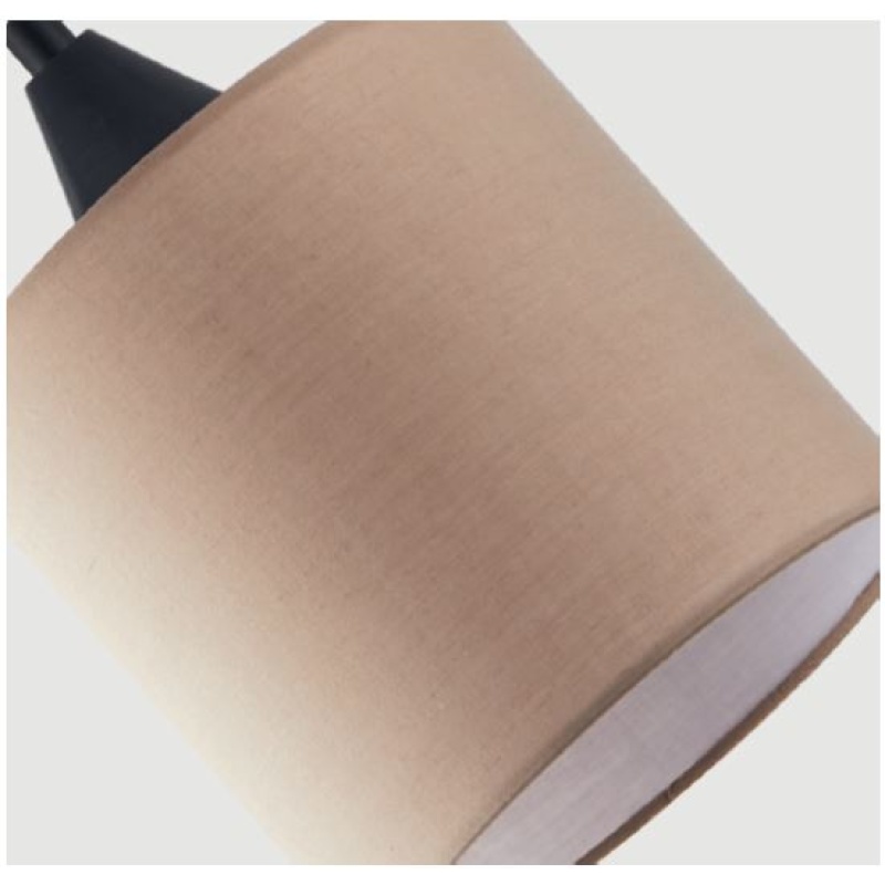 Home Lighting - Φωτιστικό οροφής ADEPT FLEX White, Grey, Brown Fabric Shade Pendant Πολύφωτο -2