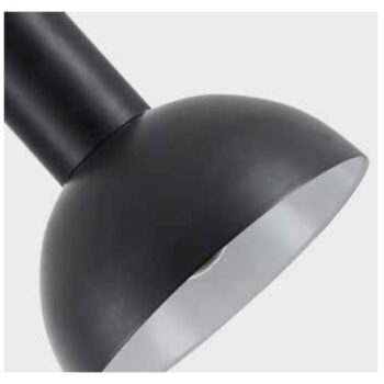 Home Lighting - Φωτιστικό οροφής ADEPT TUBE Black Pendant Black Metal Shade Τρίφωτο-1