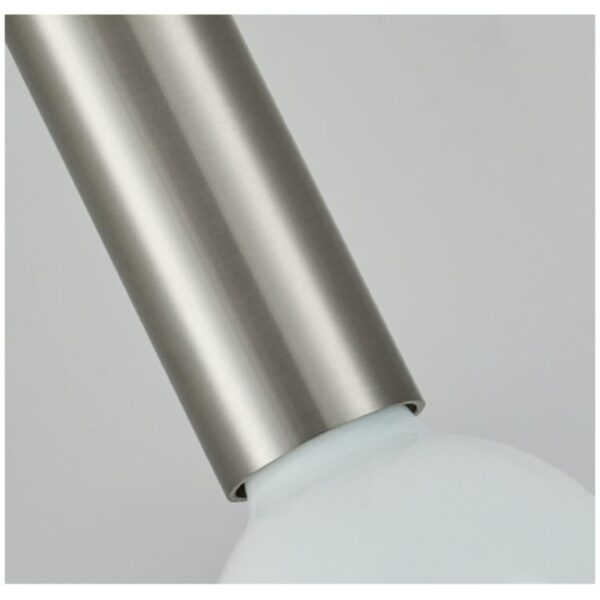 Home Lighting - Φωτιστικό οροφής ADEPT TUBE Nickel Matt Pendant Τρίφωτο-1