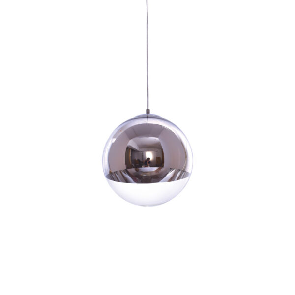 Home Lighting - Φωτιστικό οροφής ALESSIA PENDANT CHROME-CLEAR GLASS1Ζ1 Μονόφωτο
