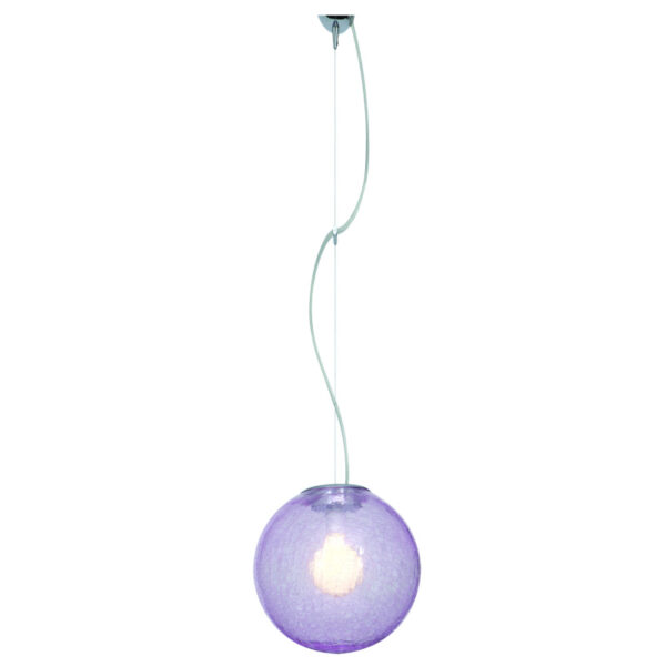 Home Lighting - Φωτιστικό οροφής BALL CRAKELE Φ30 PURPLE 1E2 Μονόφωτο