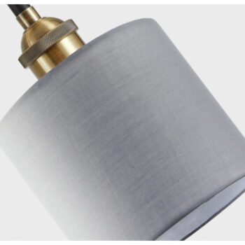Home Lighting - Φωτιστικό οροφής MAGNUM BRONZE Grey Shade Pendant Πολύφωτο-1
