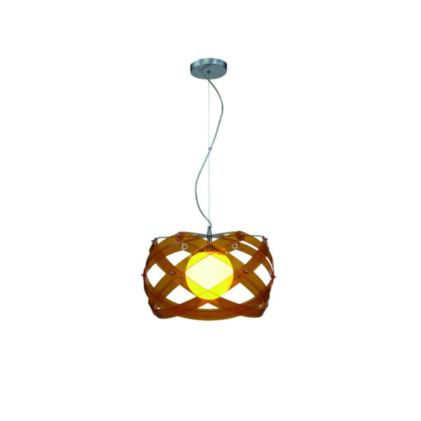 Home Lighting - Φωτιστικό οροφής “NEFELI” ORANGE PENDANT Ε1 Μονόφωτο