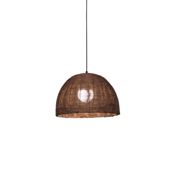 Home Lighting - Φωτιστικό οροφής SAMAN PENDANT LAMP 38 BROWN Μονόφωτο