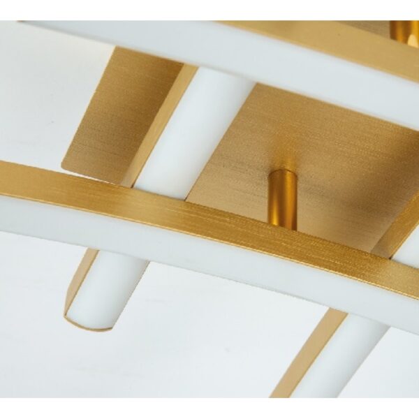 Home Lighting - Φωτιστικό οροφής SE LED 65-4 XENA CEILING BRUSHED GOLD Ε3