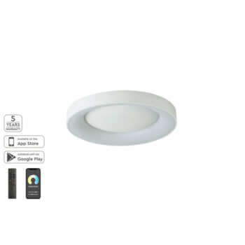 Home Lighting - Φωτιστικό οροφής SE LED SMART 60 AMAYA CEILING WHITE Δ3