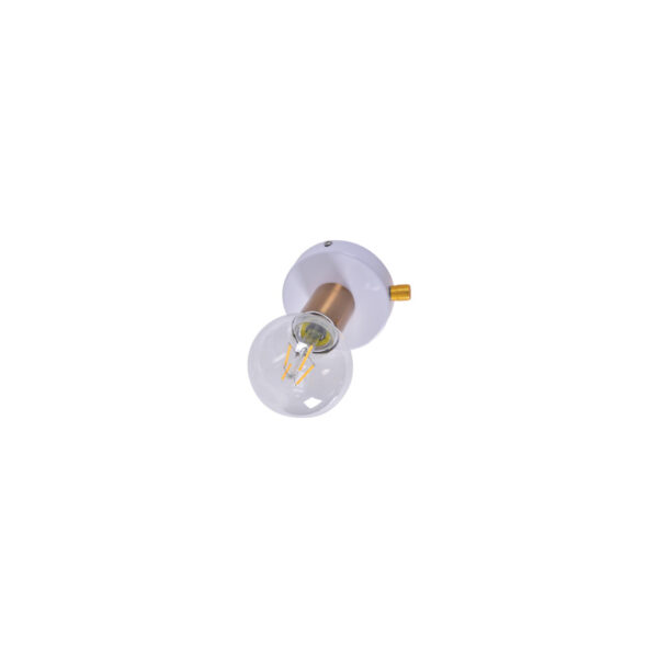 Home Lighting - Φωτιστικό οροφής ή τοίχου - Σποτ προβολής TOLO WALL LAMP BRASS BRONZE WHITEBASE Z2 Μονόφωτο