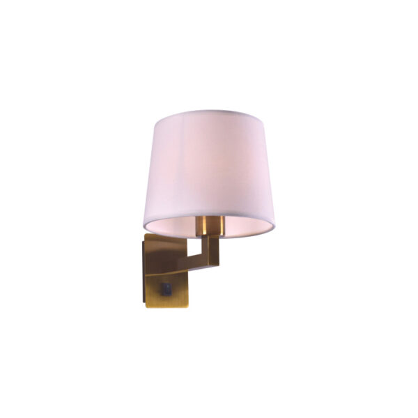Home Lighting - Φωτιστικό τοίχου DONA WALL LAMP BRASS BRONZE 1Δ3 Μονόφωτο