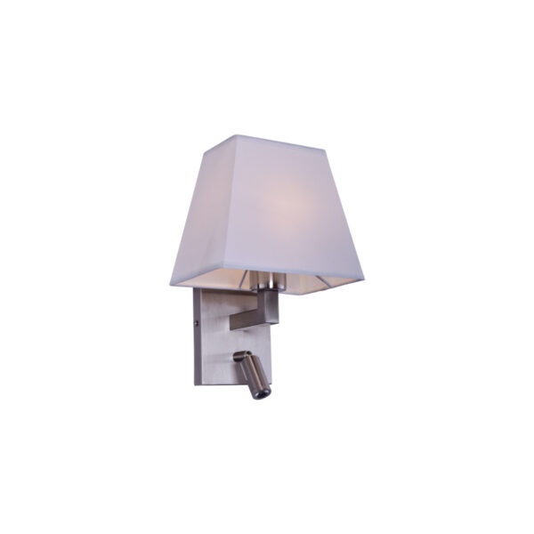 Home Lighting - Φωτιστικό τοίχου SARA WALL LAMP NICKEL MATT Α3 Δίφωτο LED