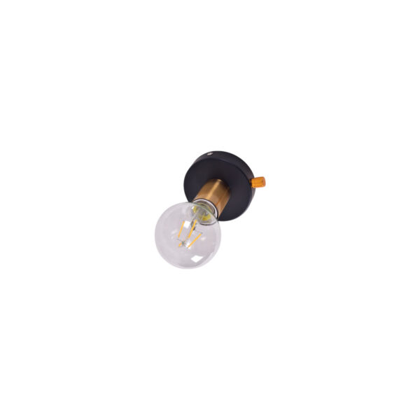 Home Lighting - Φωτιστικό τοίχου - Σποτ προβολής TOLO WALL LAMP BRASS BRONZE BLACKBASE Ζ2 Μονόφωτο