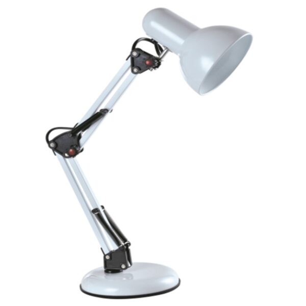 Home Lighting - Φωτιστικό Επιτραπέζιο CLARK WHITE TABLE LAMP Δ3 Μονόφωτο
