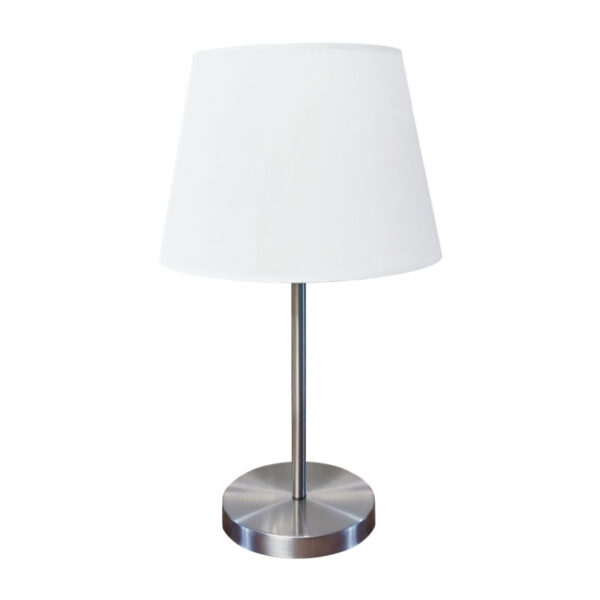 Home Lighting - Φωτιστικό Επιτραπέζιο DORA TABLE LAMP SATIN NICKEL 1A2 Μονόφωτο