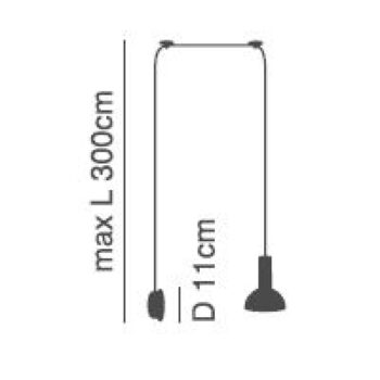 Home Lighting - Φωτιστικό κρεμαστό ADEPT TUBE Gold Matt Wall Lamp Black Metal Shade Μονόφωτο