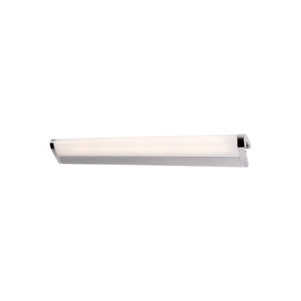 Home Lighting - Φωτιστικό τοίχου ALFA WALL LAMP WHITE-CHROME 1E3 Μονόφωτο LED