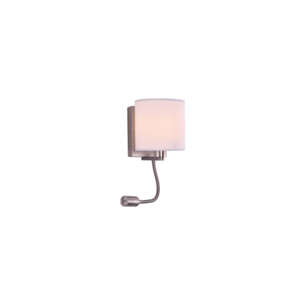 Home Lighting - Φωτιστικό τοίχου DEA WALL LAMP NICKEL MATT 1Z5 Δίφωτο