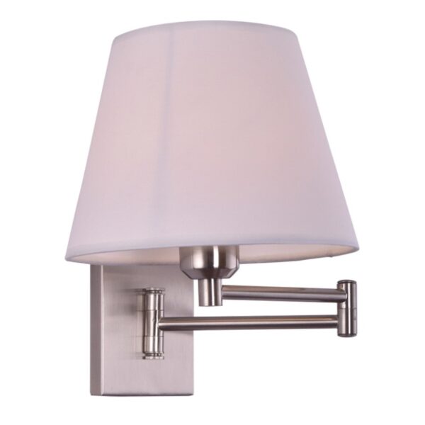 Home Lighting - Φωτιστικό τοίχου DENNIS WALL LAMP NICKEL MATT 1Z5 Μονόφωτο