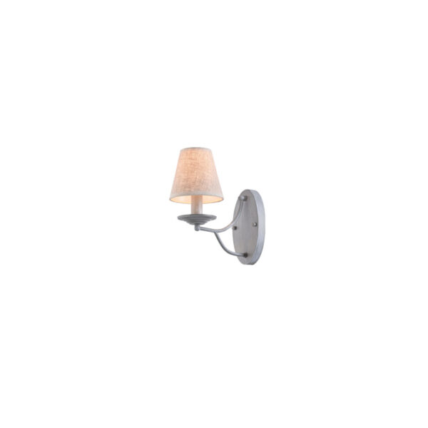 Home Lighting - Φωτιστικό τοίχου ETNA WALL LAMP GREY PATINA AND WHITE SHADE 1Z1 Μονόφωτο