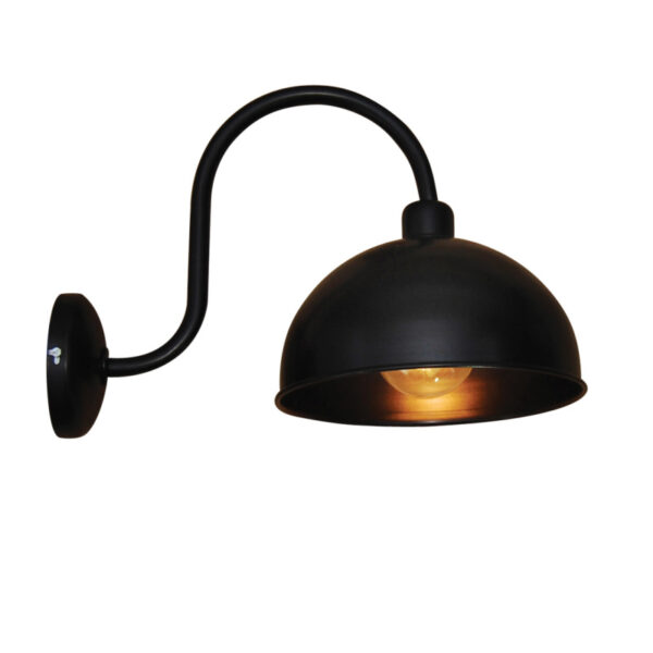 Home Lighting - Φωτιστικό τοίχου LEICA BLACK WALL LAMP Μονόφωτο