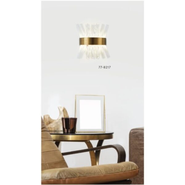 Home Lighting - Φωτιστικό τοίχου M8018 XENIC GOLD MATT WALL LAMP Γ3 LED