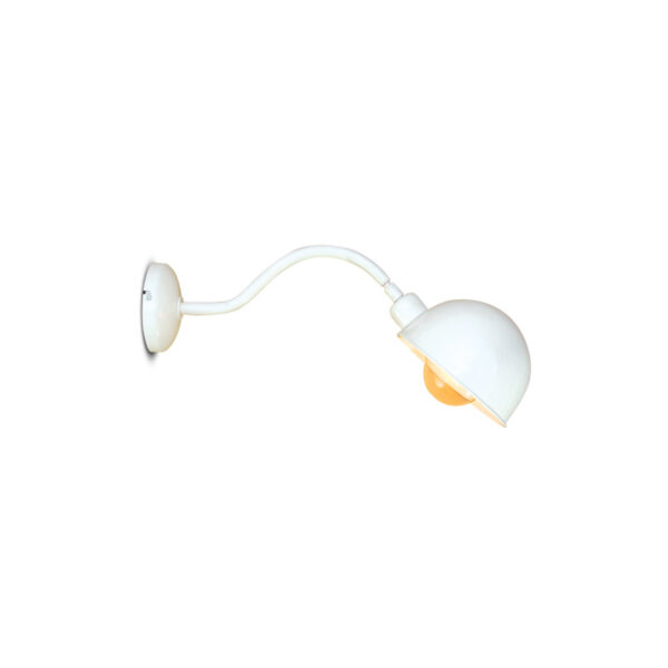 Home Lighting - Φωτιστικό τοίχου PHOEBE WHITE WALL LAMP Μονόφωτο