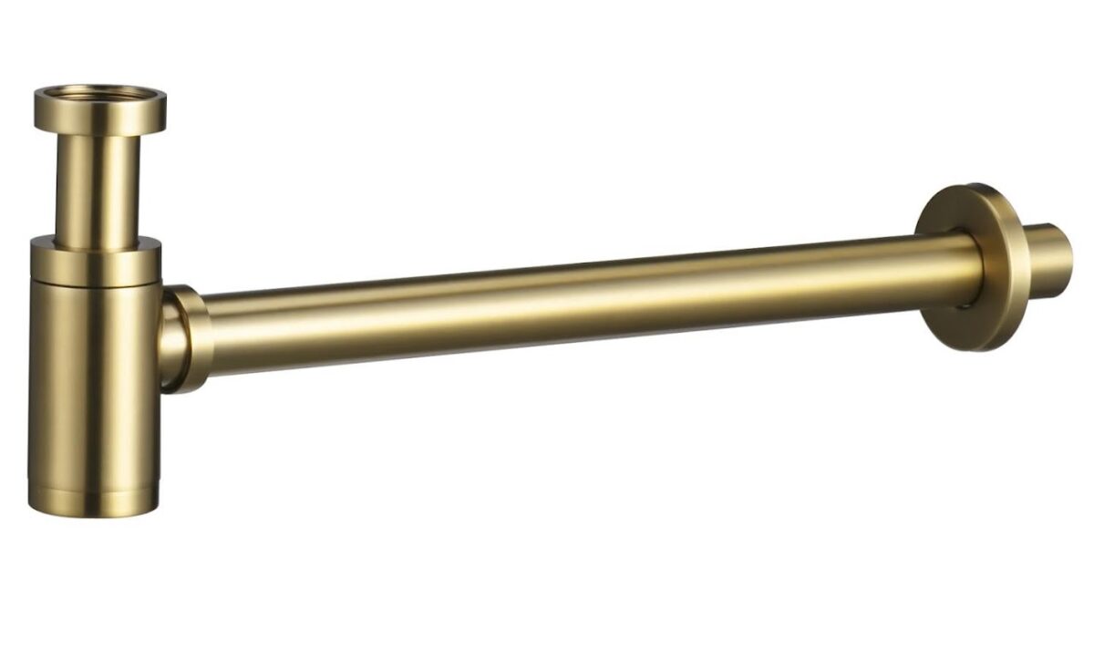 IMEX- Σιφώνι νιπτήρα Στρογγυλό Gold