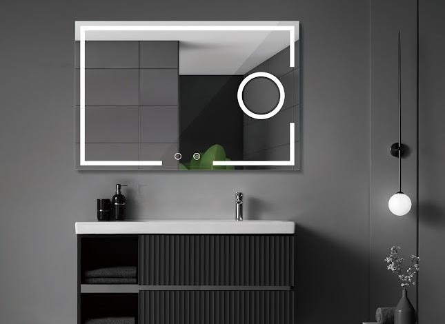 Imex MALTA Ορθογώνιος Μεγεθυντικός Καθρέπτης Μπάνιου Led 80x100 cm | Casa  Solutions Gekas