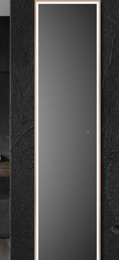Imex NEW YORK Ορθογώνιος Καθρέπτης Μπάνιου Led 40x160 cm με Μαύρο πλαίσιο